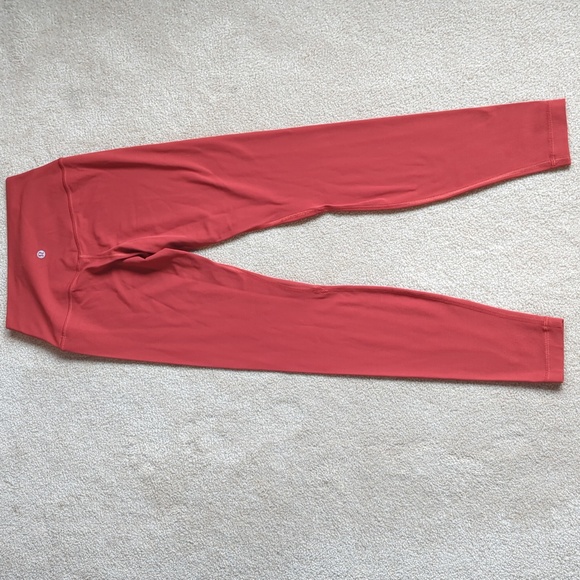 Lululemon Align Leggings Size 4 28 inch inseam Rust Orange Color - Picture 1 of 4